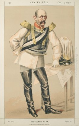 Statisti No.660 Caricatura del conte von Bismarck Schoenausen