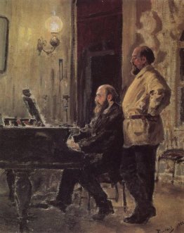 S. Mamontov I., P. A. Spiro, al pianoforte