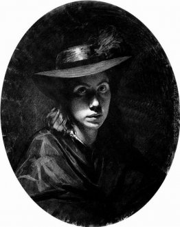 Ritratto di Sofia Nikolaevna Kramskoy (a cappello)