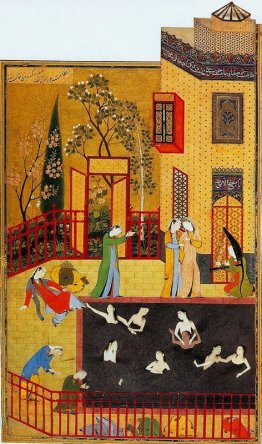 Una pittura in miniatura dal Iskandarnama