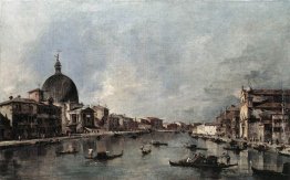 Il Canal Grande con San Simeone Piccolo e Santa Lucia