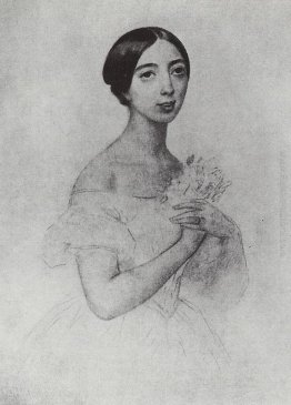 Ritratto della cantante Pauline Viardot Garcia