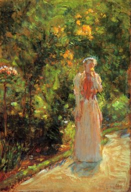 La signora Hassam nel Giardino