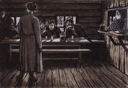 Illustrazione per "Cantori" di Ivan Turgenev