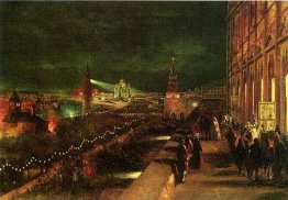 Illuminazione di Mosca, in occasione dell'incoronazione nel 1883