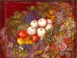 Still Life "Fiori, mele, pomodori"