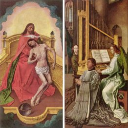 I pannelli Trinity Altare (particolare)