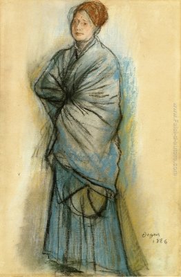 Donna in blu (Ritratto di Mlle. Helene Rouart)