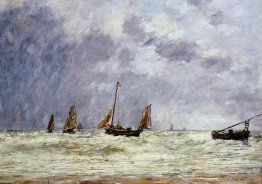 Berck, la partenza dei battelli