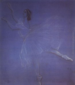 Anna Pavlova nel Sylphyde Ballet