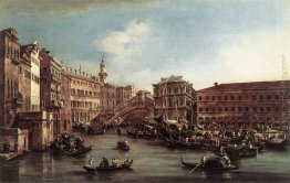 Il Ponte di Rialto con il Palazzo dei Camerlenghi