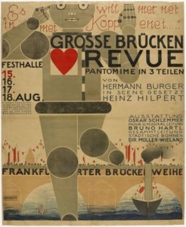 Poster per il Grande Ponte Revue (Gro?e Brücken Revue)