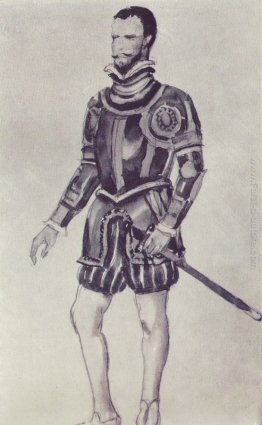 Sketch per l'opera di Glinka "Ivan Susanin". Ospite