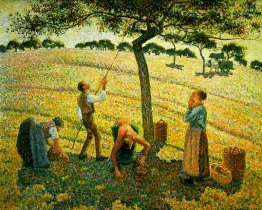 La raccolta delle mele a Eragny-sur-Epte