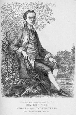 Il governatore John Pagina della Virginia, Rosewell Plantation,
