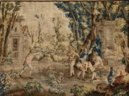 Les Divertimenti Champêtres: Le cheval fondu (Tapestry)