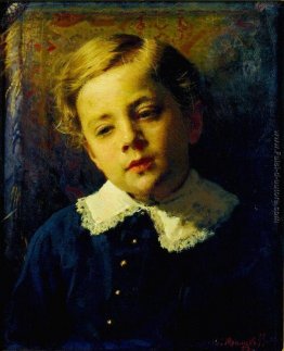 Ritratto di Sergei Kramskoy, figlio dell'artista