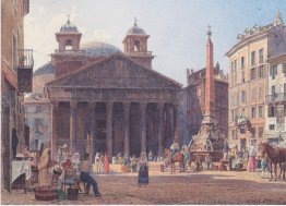 Il Pantheon e Piazza della Rotonda a Roma