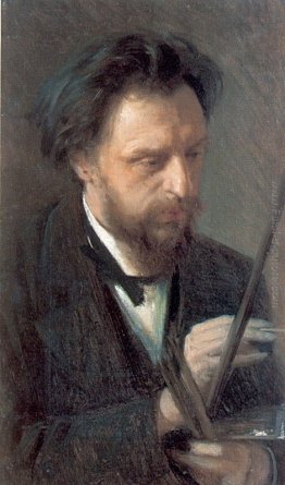 Ritratto dell'artista G.G. Myasoedov