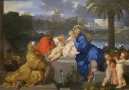 La Sacra Famiglia con i santi Elisabetta e Giovannino