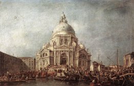 Il Doge presso la Basilica della Salute