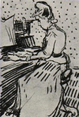 Gachet Mademoiselle al pianoforte