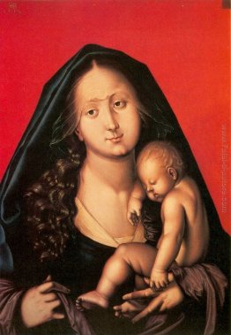 Maria con il bambino che dorme