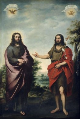 San Giovanni Battista di puntamento a Cristo