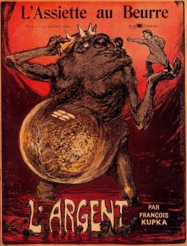 Copertina del problema 'L'Argent', da 'L'Assiette au Beurre'