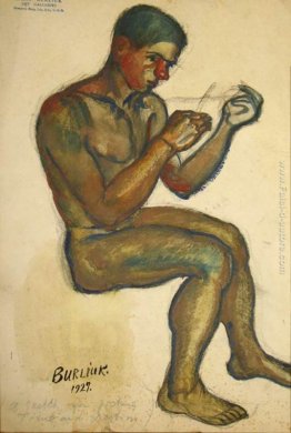 Giovane uomo seduto (studio per "Father Time")