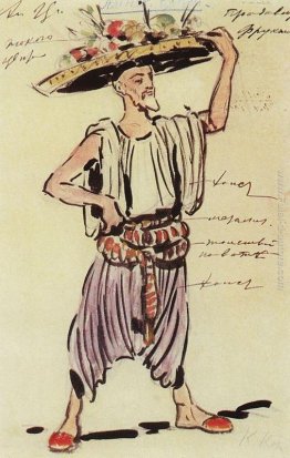 Frutta disegno seller.Costume per Gartman`s balletto