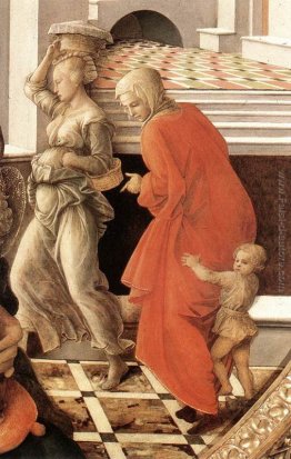 Madonna con il Bambino e Storie di S. Anna (particolare)