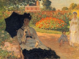 Camille Monet in giardino