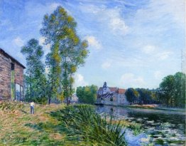 Il Loing a Moret in estate