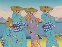 Danses D'Okesa. Sado, Japon