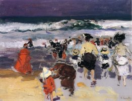 La spiaggia di Biarritz (disegno)