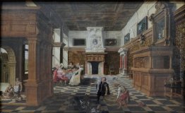 Sala con la parabola di Lazzaro e del ricco epulone (Lc 16, 19 2