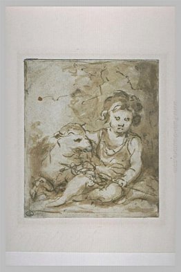 San Giovanni Battista con un agnello