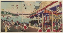 Illustrazione di Horse Racing a Shinobazu a Ueno