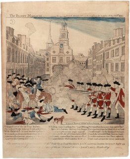 The Bloody Massacre in re-Street, 5 MARZO 1770