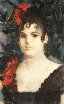 Ritratto di un T. Lyubatovich nel ruolo di Carmen