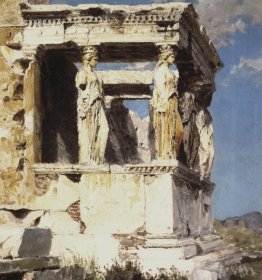 Erechtheion. Il portico di cariatidi.