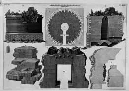 Le antichità romane, t. 3, la piastra L. Piano e dettagli costru