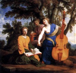 Melpomene, Erato e Polimnia