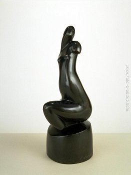 Seduti Nudo Femminile (nero Torso)