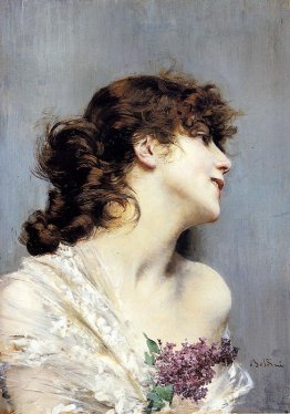 Profilo di giovane donna