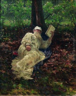 Lev Tolstoj nel bosco