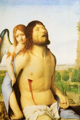 Il Cristo morto sorretto da un angelo