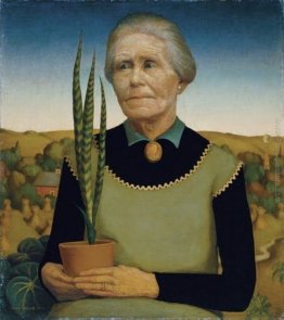 Donna con le piante