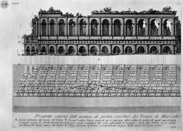 Le antichità romane, t. 4, Piatto XXVIII. Facciata esterna del a